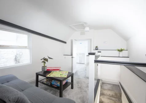 The cosy snug at 80 Fore Street, Newlyn