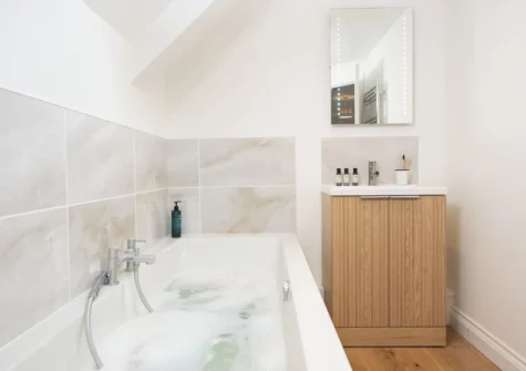 Bedroom #3 en-suite bathroom at 80 Fore Street , Newlyn