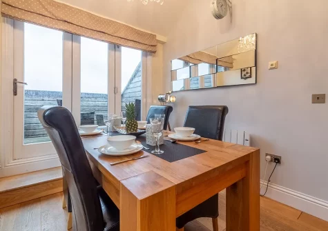 The dining area at 9 Fernhill Penthouse, Carbis Bay