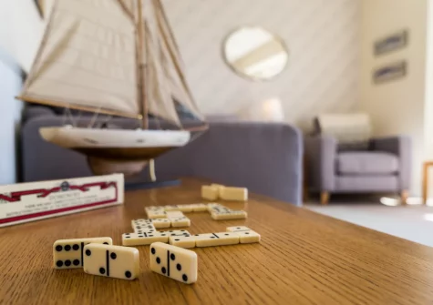 The living area at 9 Marina Court, Torquay