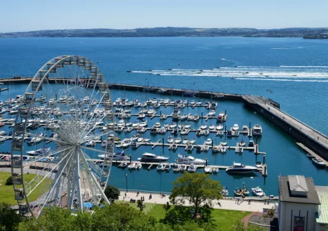 Enjoy stunning marina views from the living room & master bedroom when you stay at 9 Marina Court, Torquay