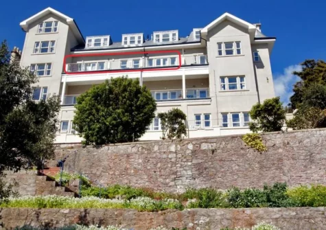 9 Marina Court is a second-floor apartment with stunning marina views from the living room & master bedroom