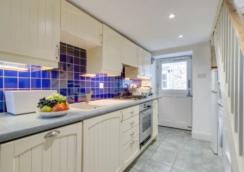 The kitchen at 9 Teetotal Street, St Ives