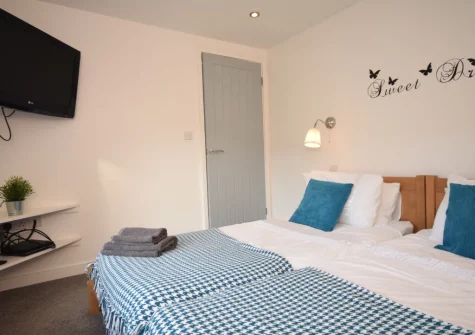 Bedroom #2 at A Rare Old Station, Appledore