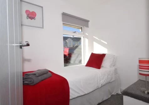 Bedroom #3 at A Rare Old Station, Appledore