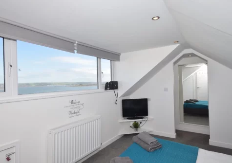 Bedroom #4 at A Rare Old Station, Appledore