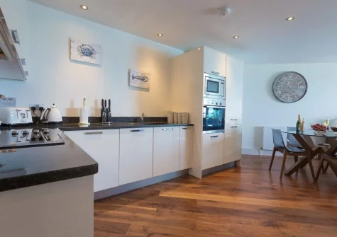 The kitchen at Abalone, St Ives