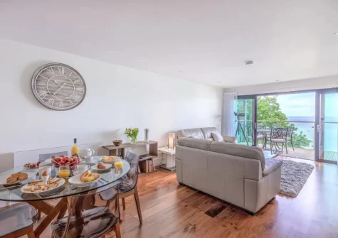 The dining area at Abalone, St Ives