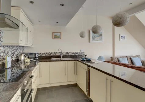 The kitchen at Aberlyn, Lynmouth