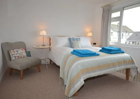 Bedroom #1 at Aglets Cottage, Bude