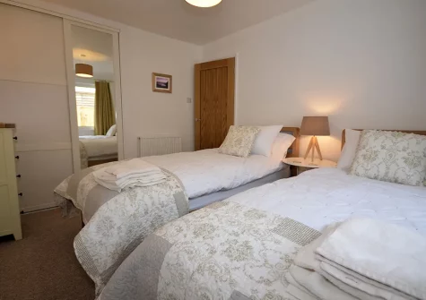 Bedroom #2 at Aglets Cottage, Bude