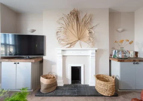 The living room at Alba's Abode, St Ives