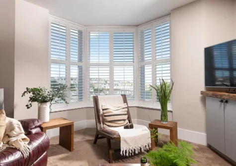 The living room at Alba's Abode, St Ives