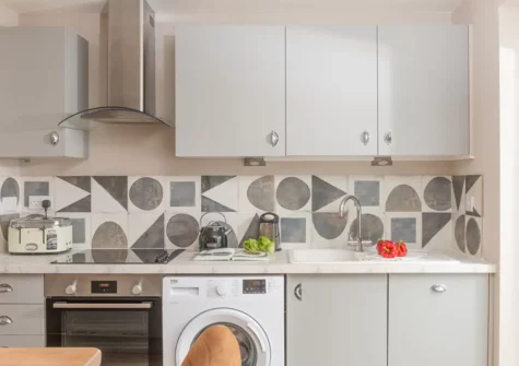The kitchen at Alba's Abode, St Ives
