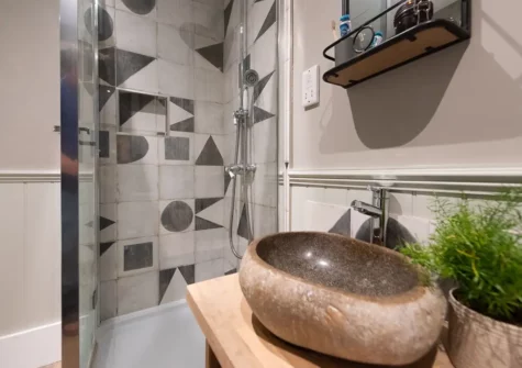 The bathroom at Alba's Abode, St Ives