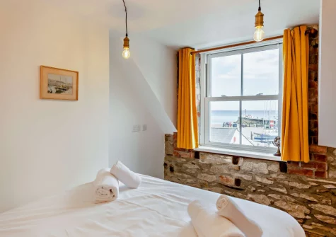 Bedroom #1 at Albatross Cottage, Looe