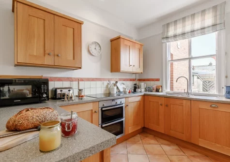 The kitchen at Alexandra House, Padstow