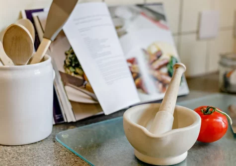 The kitchen at Alexandra House, Padstow