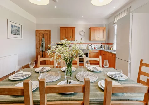 The dining area at Alexandra House, Padstow