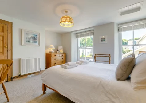 Bedroom #1 at Alexandra House, Padstow