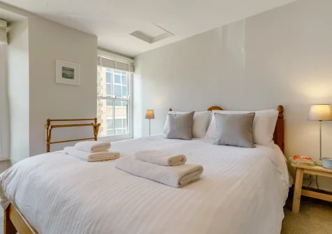Bedroom #1 at Alexandra House, Padstow
