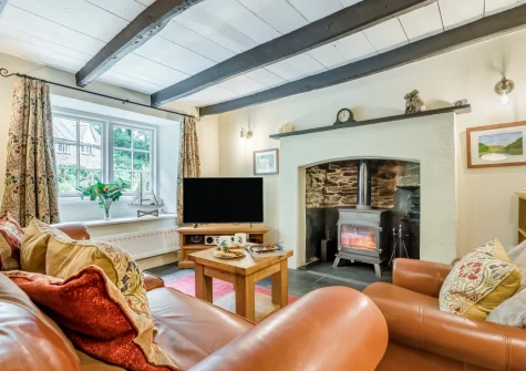 The living room at Alice's Cottage, Looe