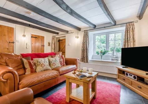The living room at Alice's Cottage, Looe