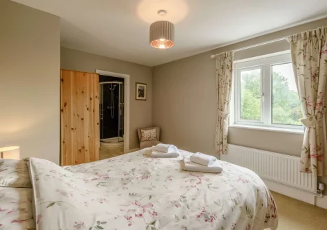 Bedroom #1 at Alminstone House, Woolsery