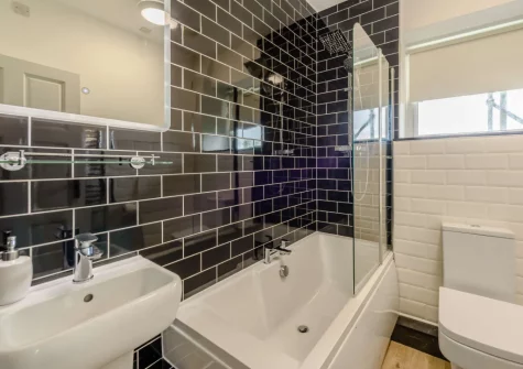 The bathroom at Alminstone House, Woolsery