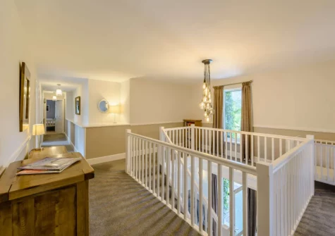 The first floor landing at Alminstone House, Woolsery