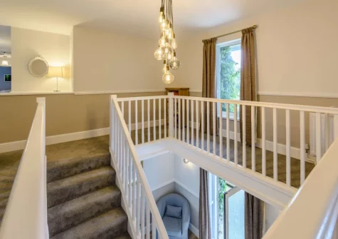 The first floor landing at Alminstone House, Woolsery