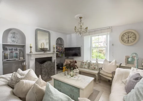 The living room at Almond Cottage, Hayle
