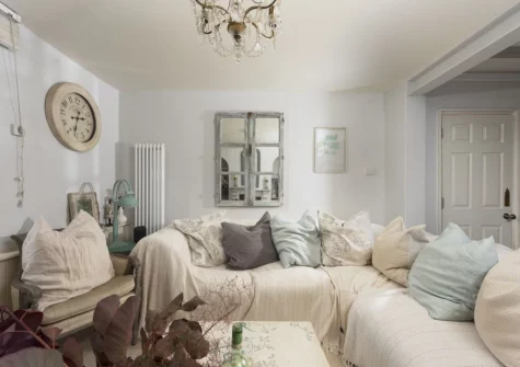 The living room at Almond Cottage, Hayle