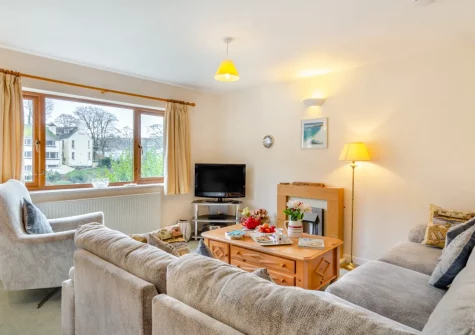 The living area at Alvaston, Looe
