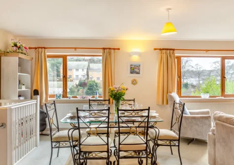 The dining area at Alvaston, Looe