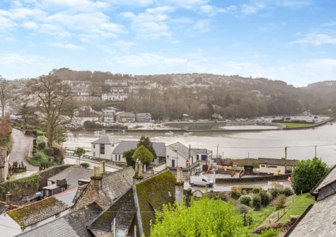 The river view from bedroom #3 at Alvaston, Looe