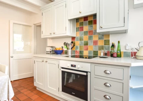 The kitchen at Amelia Cottage, Polruan