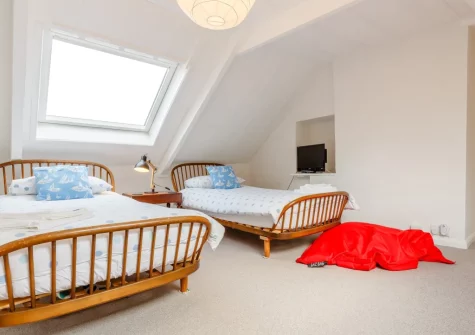 Bedroom #3 at Amelia Cottage, Polruan