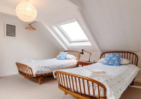 Bedroom #3 at Amelia Cottage, Polruan