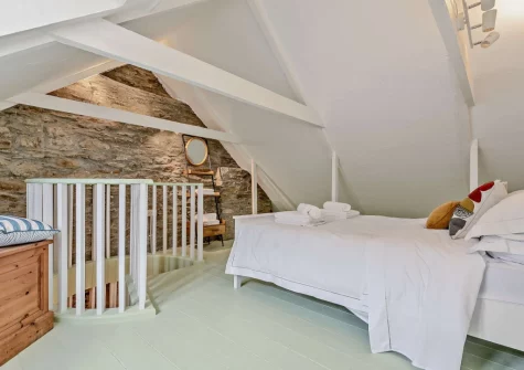 Bedroom #1 at Amy Jane Cottage, Polruan
