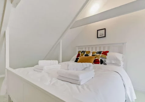 Bedroom #1 at Amy Jane Cottage, Polruan