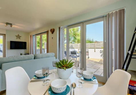 The dining area at An Skyber, St Breock