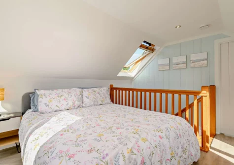 Bedroom #1 at An Skyber, St Breock