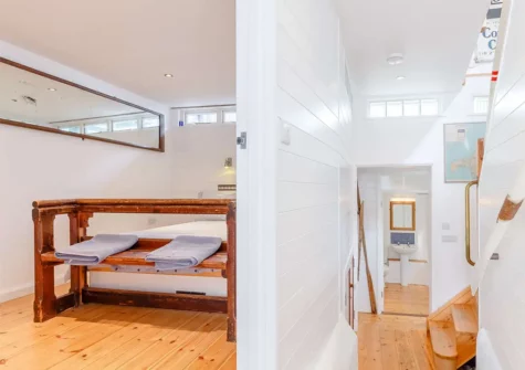 The hallway & bedroom #2 at Anchor Loft, St Ives