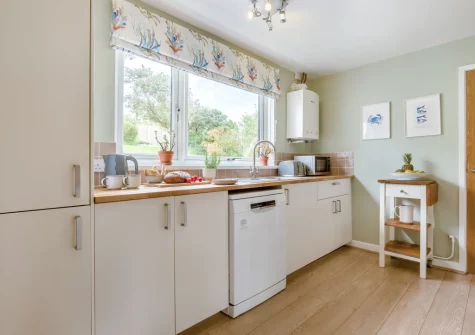 The kitchen at Anchor Watch, Fowey