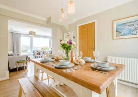 The dining room at Anchor Watch, Fowey