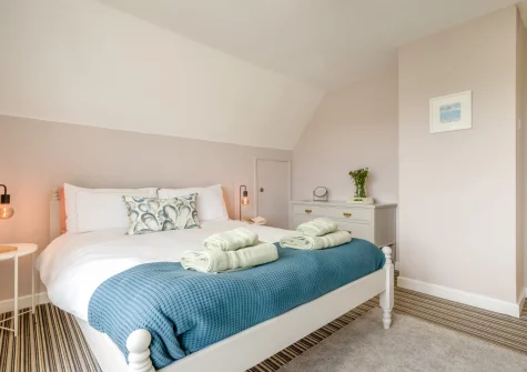 Bedroom #1 at Anchor Watch, Fowey