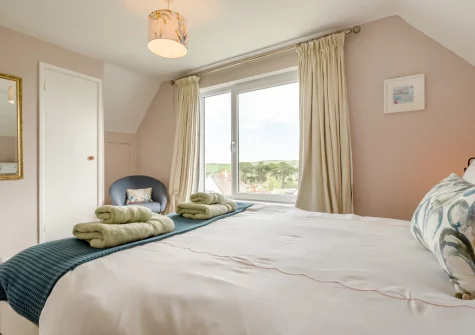 Bedroom #1 at Anchor Watch, Fowey