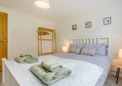 Bedroom #2 at Anchor Watch, Fowey