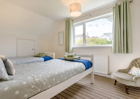Bedroom #3 at Anchor Watch, Fowey